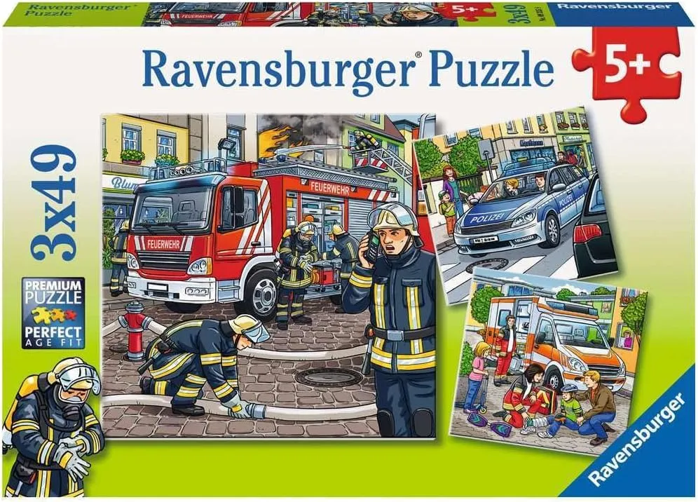 Ravensburger Kinderpuzzle - 09335 Helfer In Der Not - Puzzle