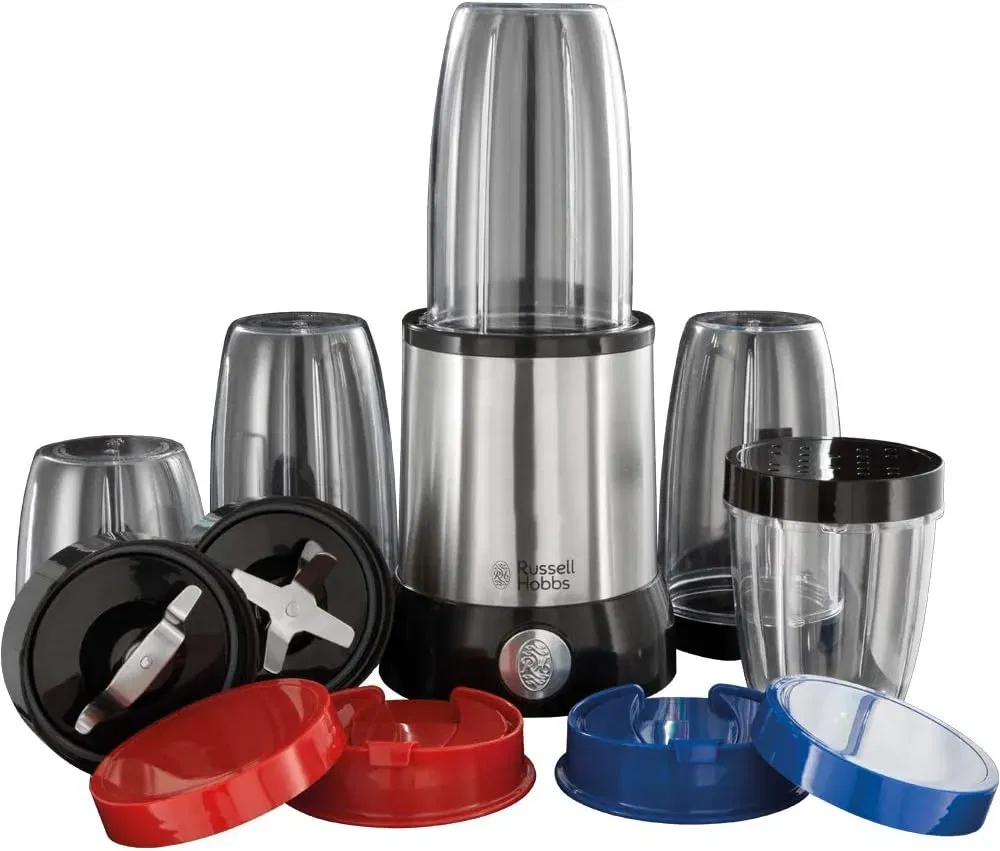 Russell Hobbs Mixer Multifunktions- Standmixer Nutriboost (Inkl. 5 Bpa-Freie Und Spülmaschinengeeignete Behälter + Deckel, 22.000 U Min, 0.9 Ps-Motor)