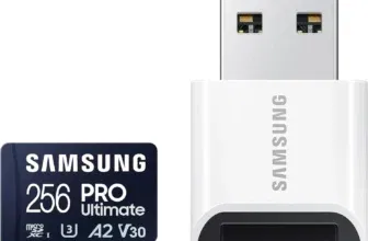 Samsung PRO Ultimate microSD-Karte + USB-Kartenleser, 256 GB