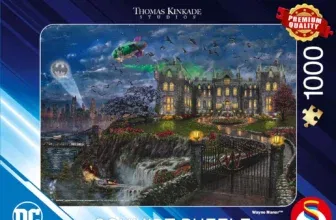 Schmidt Spiele 58427 Thomas Kinkade - Warner DC Wayne Manor 1000 Teile Puzzle