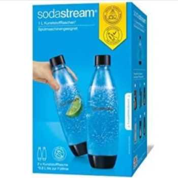 SodaStream-1L-BPA-freie-FUSE-Kunststoffflasche-schwarz-Spülmaschinengeeignet-Kompatibel-mit-DUO-E-DUO-Terra-uvm-2er-Pack-Amazon-de-Küche-Haushalt-Wohnen