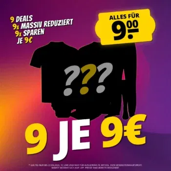 Sportspar 9 Deals für je 9 € zzgl. Versand