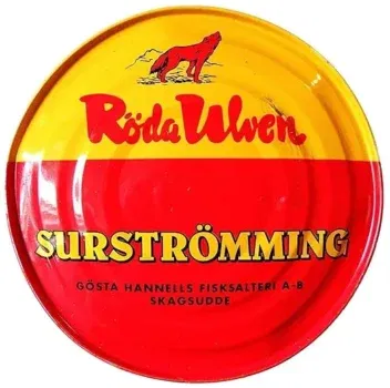 Surströmming Röda Ulven 300g Dose (fermentierte Heringe)