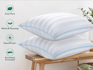 Tesq-Kopfkissen-40X80-Cm-2Er-Set-Komfort-Kissen-Ökotex