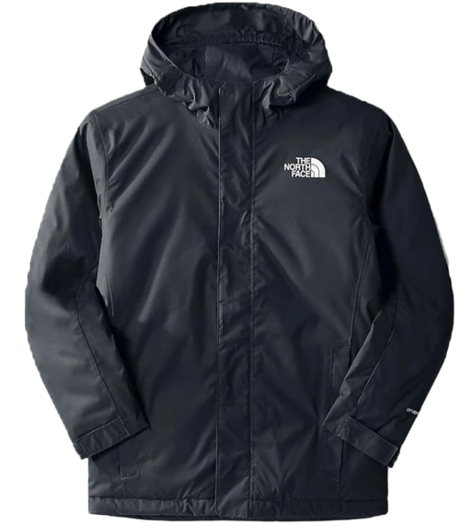 The-North-Face-Kinder-Winter-Jacke-Wasserdichte-Schnee-Jacke-Mit-Kapuze-Nf0A7X3Njk3-Schwarz