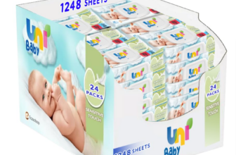 UNI BABY Baby Feuchttücher Sensitiv 1248 Tücher (24 x 52), Für 6-12 Monate, 100% Natürliche Dermatol