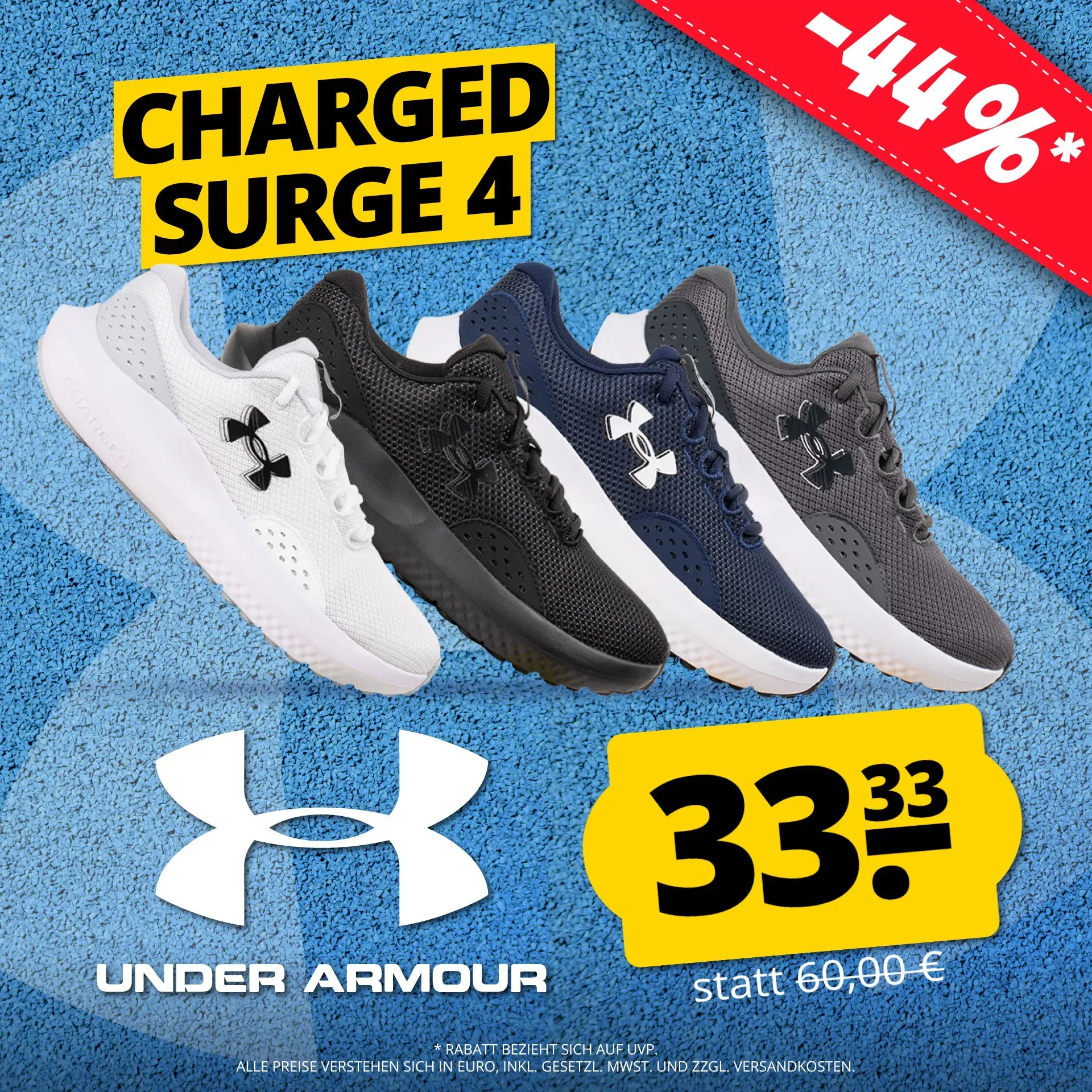 Under Armour Charged Surge Herren &Amp; Damen Laufschuhe