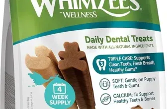 WHIMZEES By Wellness Puppy Stix Kauknochen für kleine Welpen XS/S 28 Stück