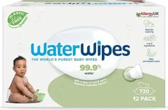 WaterWipes Reinigungstücher für Kleinkinder & Babys 720 Stück