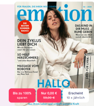 Zeitschrift Emotion 10x gratis erhalten