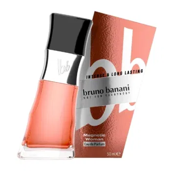 bruno banani Magnetic Woman – Eau de Parfüm – Amber Gourmand Damen Parfüm (50 ml)