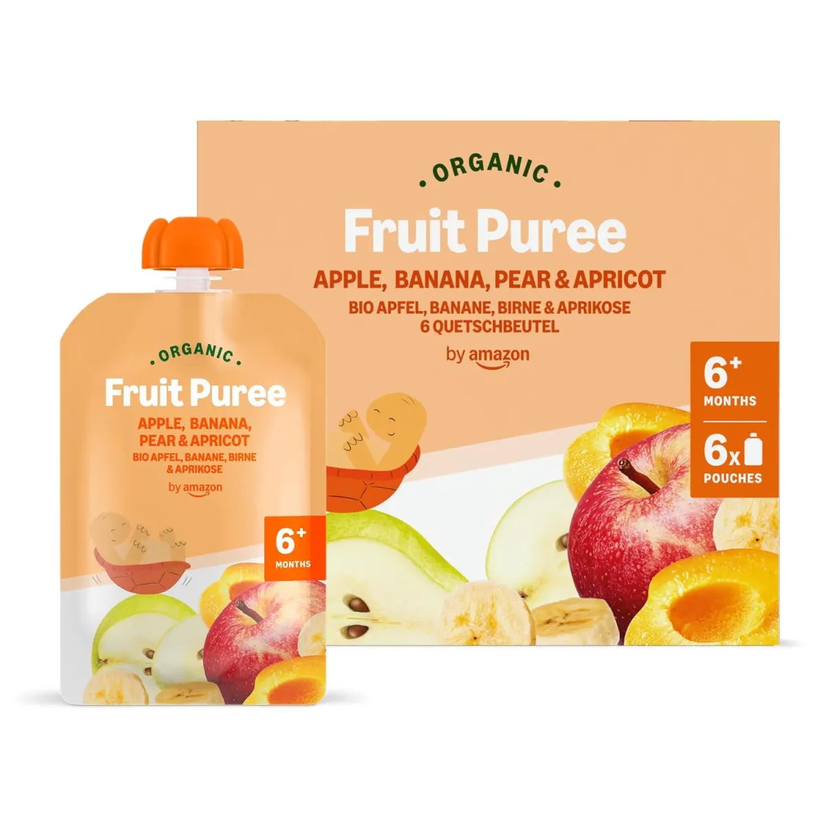 4x Mama Bear Bio Quetschie Gemüsemischung 6er-Pack (6x90g)
