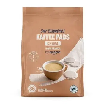 by Amazon Kaffeepads Crema 100% Arabica