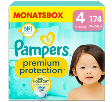 174er-Pack-Pampers-Baby-Windeln-Größe-4-mit-Premium-Protection