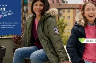 Ernstings Family: Nimm 4 Zahl 3 bei Kindermode – Exklusiv mit Family Card
