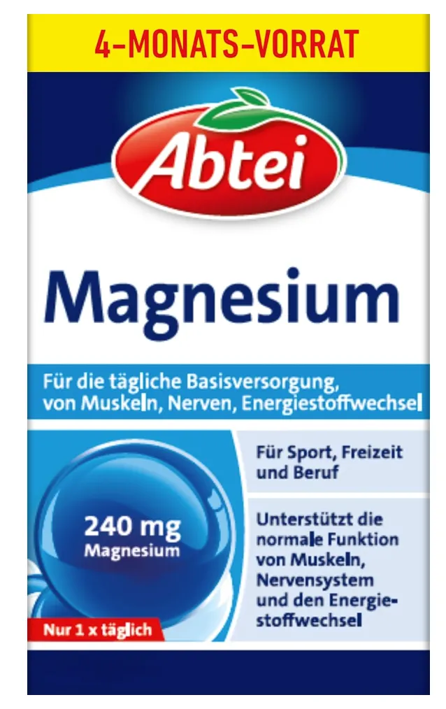 Abtei Magnesium – Basisversorgung Fuer Den Alltag