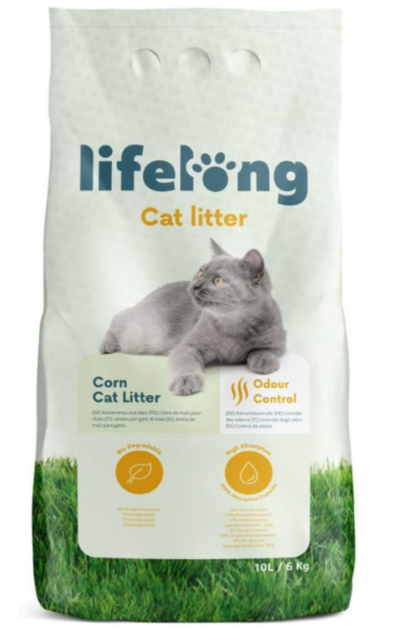 Nuggies Katzenstreu Frishedult – Klumpend, Frischer Duft | 28 Liter, Staubarm | Aus 100% Natürlichem Ton
