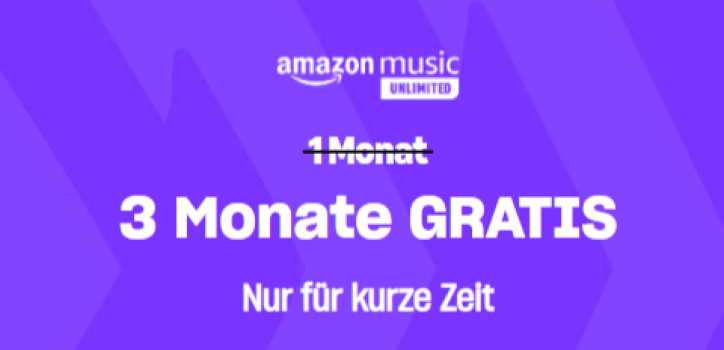 Person hört glücklich Amazon Music unlimited über Kopfhörer.