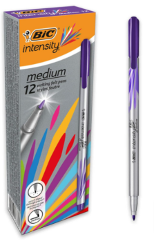 BIC-Intensity-Fineliner-Filzstifte-Set-mit-12-Stiften-in-Lila