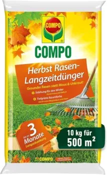 COMPO Herbst Rasendünger mit Langzeitwirkung 10 kg