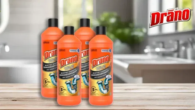 Cashback auf Drano Power-Gel Rohrreiniger