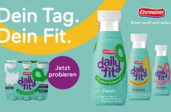 Cashback auf Ehrmann Daily Fit