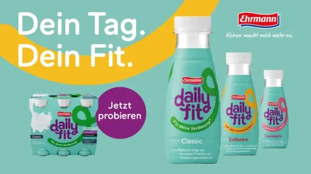 Cashback auf Ehrmann Daily Fit