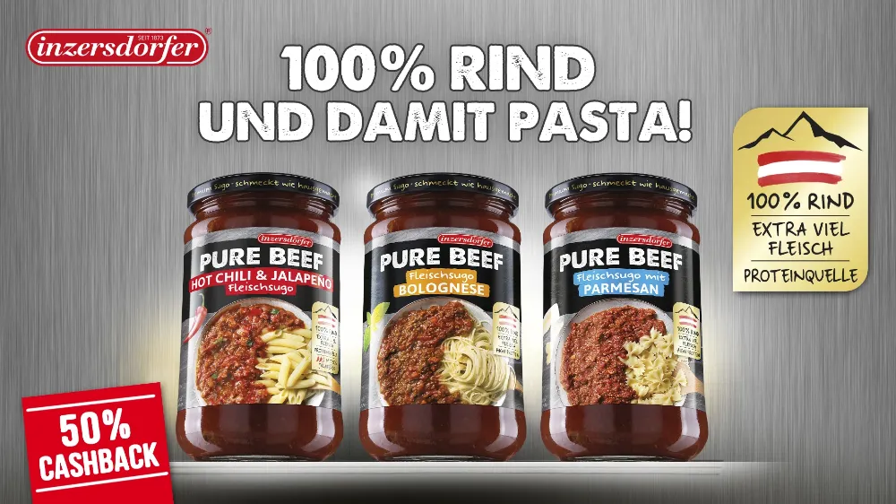 Cashback Auf Pure Beef Sugo