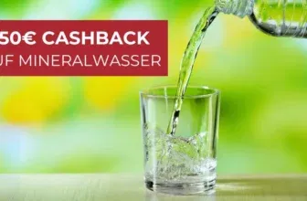 Cashback auf Sixpack Mineralwasser