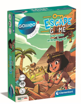 Clementoni-Galileo-Escape-Games-Schatzsuche-im-Alten-Ägypten-Gesellschaftspiel-zum-Rätseln-mit-Hinweiskarten