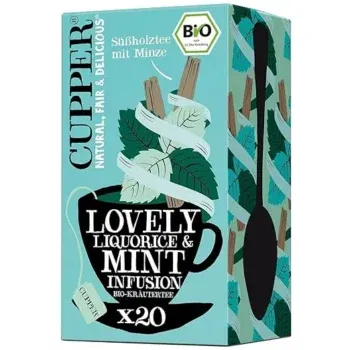 Cupper Bio Kräutertee Lovely Liquorice & Mint Pfefferminztee