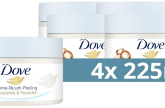 Dove-Creme-Dusch-Peeling-Macadamia-Reismilch-Scrub-Körper-Peeling