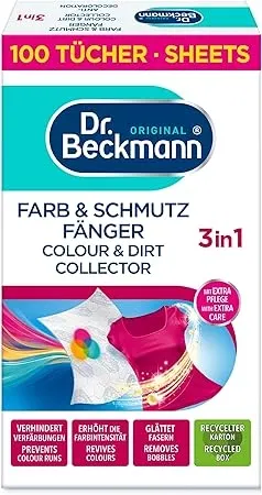 Schnäppchen, Deals und Rabattcodes des Tages: Dr. Beckmann Farb-Schmutzfänger Advanced - langanhaltender Farbschutz mit Mikrofaser und Farbfangmolekülen für Farbbrillanz.