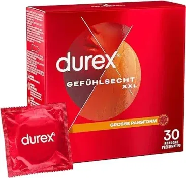 Durex Gefühlsecht XXL Kondome 30 Stück