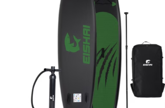 EISHAI-SUP-Board-EISHAI-Sharkbite-Stand-Up-Paddle-Board-3-Meter-Board-mit-ultraleichtem-3-teiligem-SUP-Paddel-