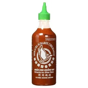 FLYING GOOSE Sriracha Chilisauce das Original scharf grüne Kappe