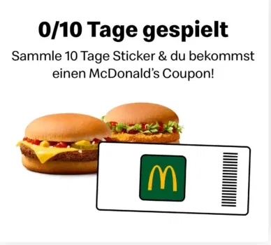 Gratis 🍔 Cheese- oder Chickenburger