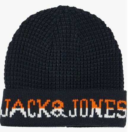 Jack-Jones-Herren-Jacwaffle-Beanie-Mütze-Navy-Blazer