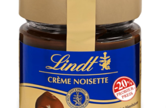 Lindt-Schokolade-Brotaufstrich-Crème-Noisette-Promotion-220-g-Haselnusscrème-mit-aromatischem-Kakao