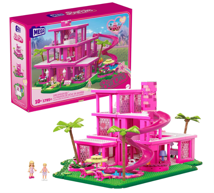 Mega-Barbie-The-Movie-Puppenhaus-Für-Filme-Fans-Konstruktionsspielzeug