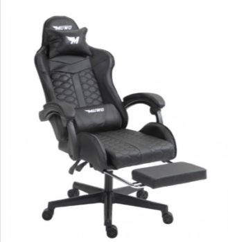 MUWO-FusionX-E-Sports-Gamingstuhl-mit-Fußstütze