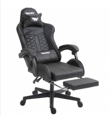 Muwo-Fusionx-E-Sports-Gamingstuhl-Mit-Fußstütze