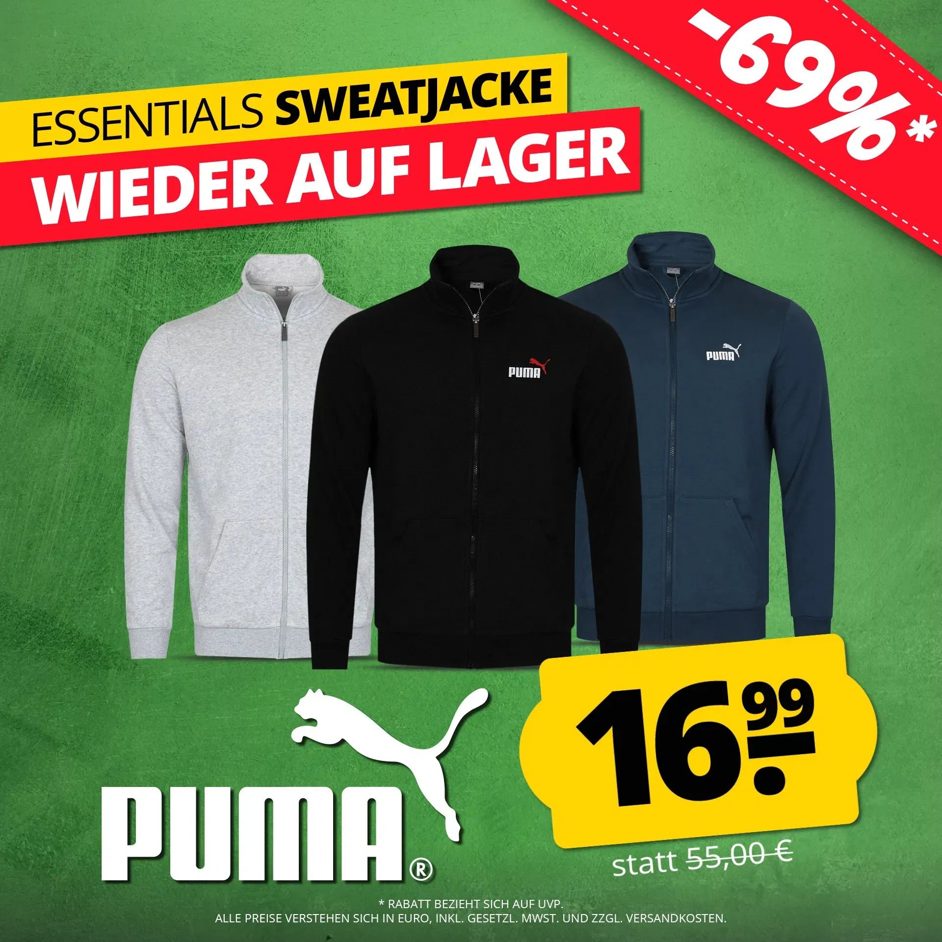 Puma Essentials Track Jacket Herren Sweatjacke