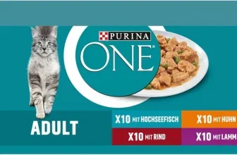 PURINA ONE Adult Katzenfutter nass Sorten-Mix 40er Pack