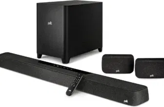 Polk Audio MagniFi Max AX SR 7.1.2 Heimkino Soundbar mit Wireless Subwooofer