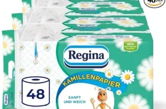 Regina Kamillenpapier 3-lagiges Toilettenpapier 48 Rollen