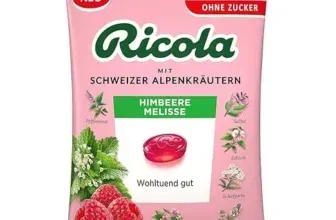 Ricola Himbeere Melisse Kräuter-Bonbons zuckerfrei 75g