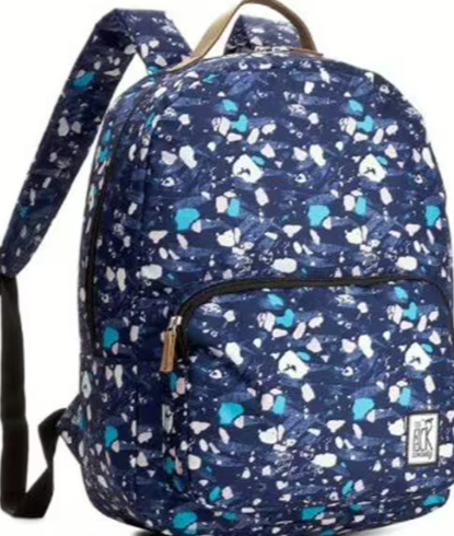 Rucksack-B31-X-H42-X-T14-Cm-Blue-Speckles-Allover