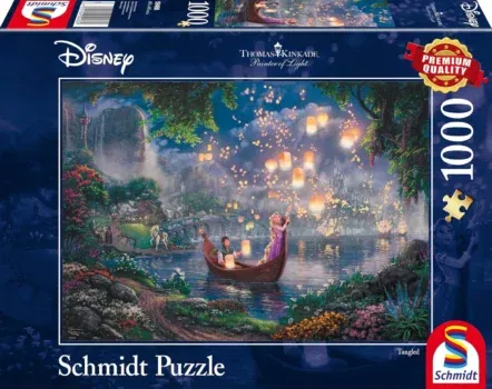 Schmidt Spiele 59480 Thomas Kinkade - Disney Rapunzel 1.000 Teile Puzzle