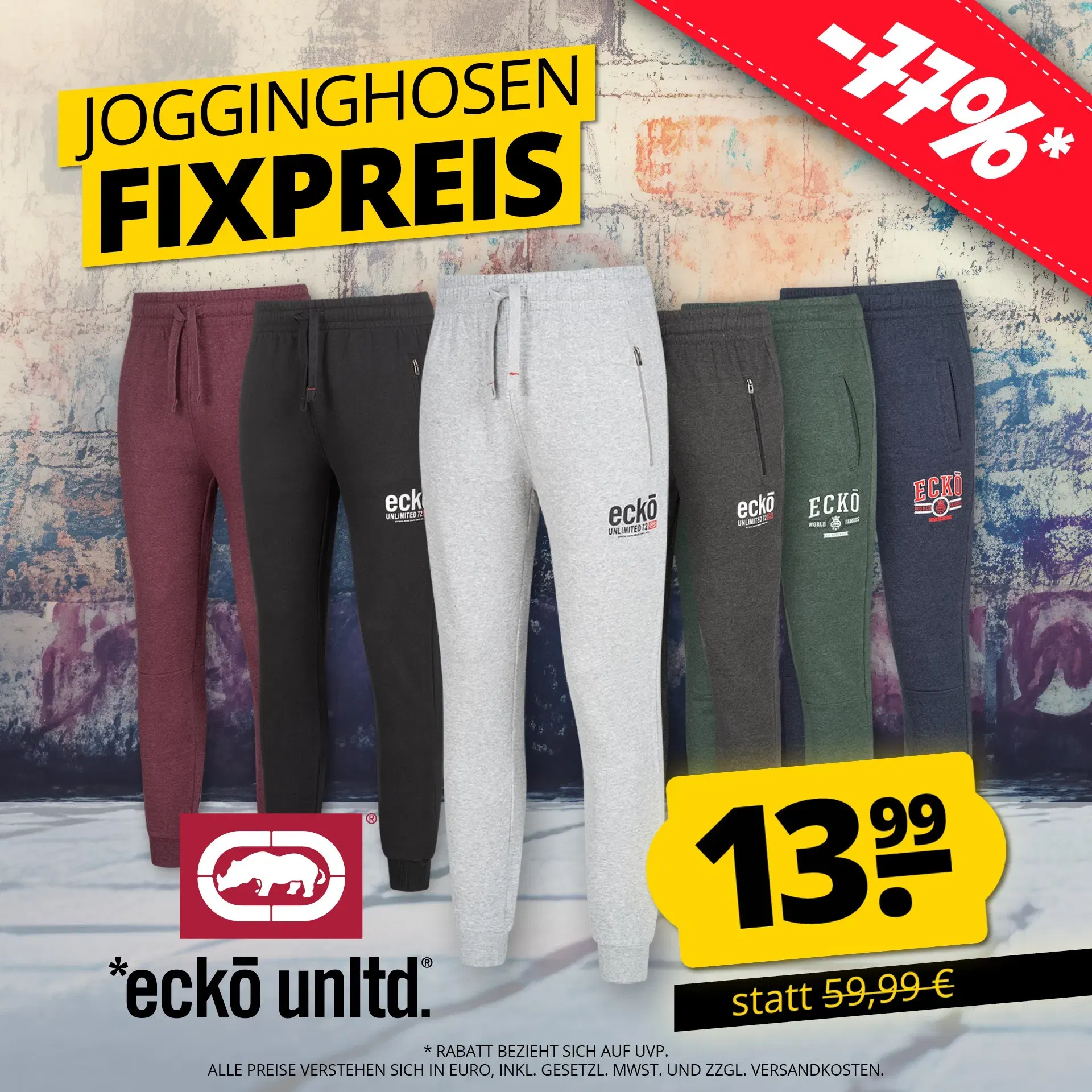 Sportspar Ecko Unltd. Jogginghosen-Fixpreis-Sale